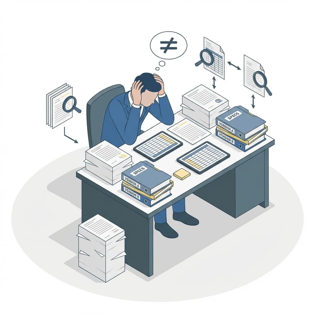 Manual procurement challenges