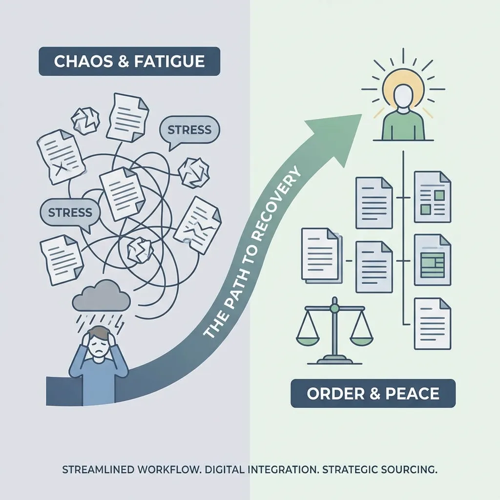 Visualization of the time and cost impact of manual specification review on procurement teams