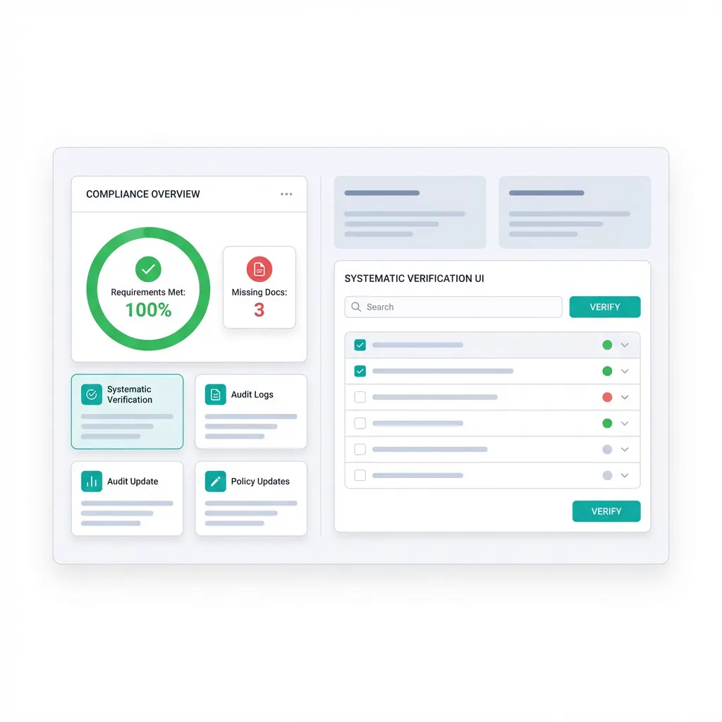 RFP compliance checklist for systematic proposal verification