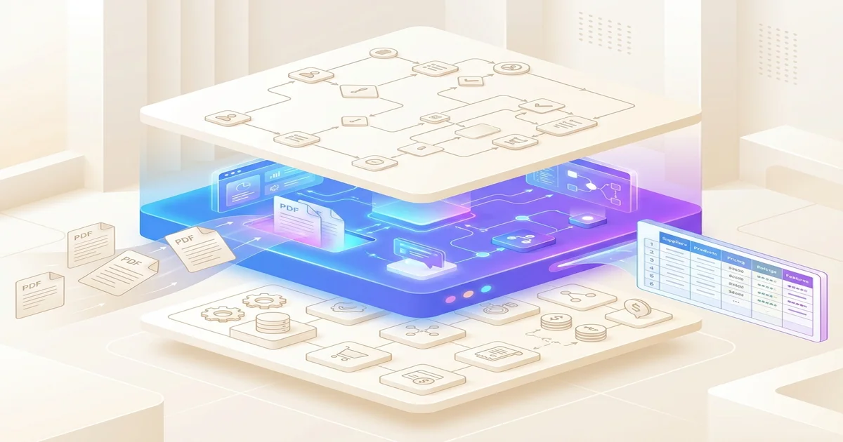 Specification intelligence platform layer in the procurement technology stack